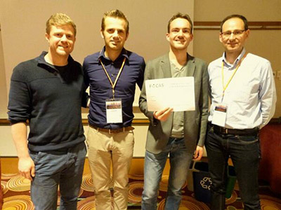 Best Paper Award at AAMAS 2014