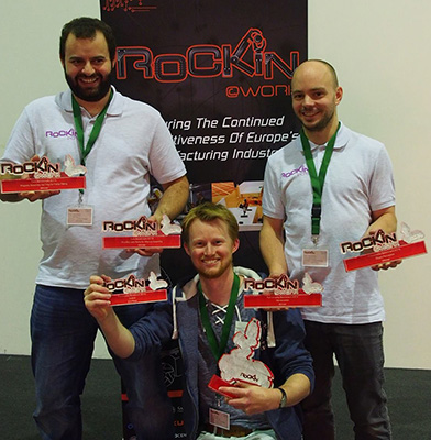 The smARTLab@Work team has won the RoCKIn@Work robot competition in Lisbon, Portugal